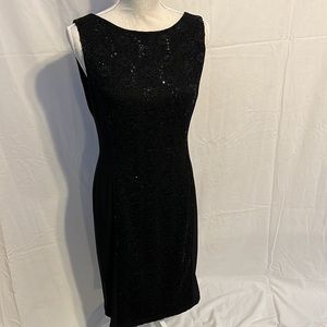Anne Klein Black Dress; Size 6